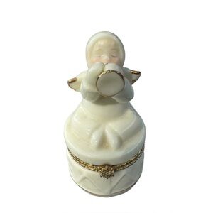 Vintage Porcelain Angel Jewelry/Ring Box – Formalities by Baum Brothers